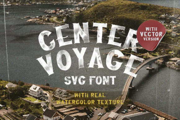 Center Voyage: A Display Font for Modern Creative Vision