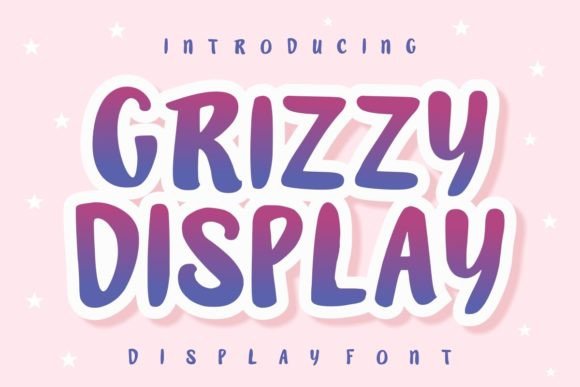 Grizzy Display: A Friendly Font for Modern Design