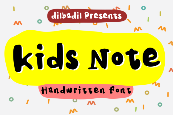 Kids Note: A Playful Font for Modern Design