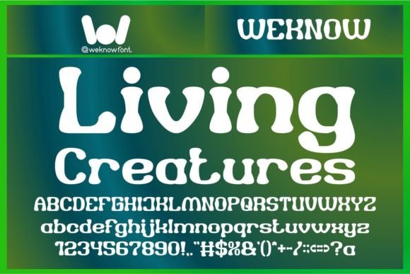 Living Creatures: A Prehistoric Font for Modern Design
