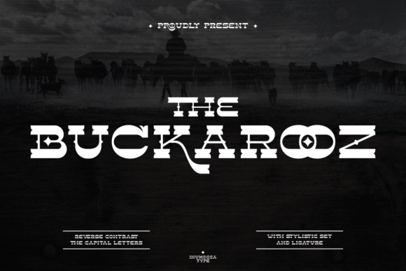 The Buckarooz: A Vintage Font for Bold Design